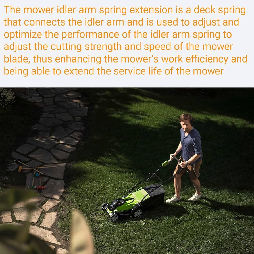 〓Miki〓 Amazon.com : Ziyuan 283848 Mower Idler Arm Spring Extension